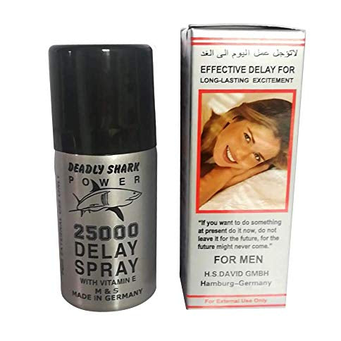 Deadly Shark Power 25000 Delay Spray with Vitamin E 45 ML