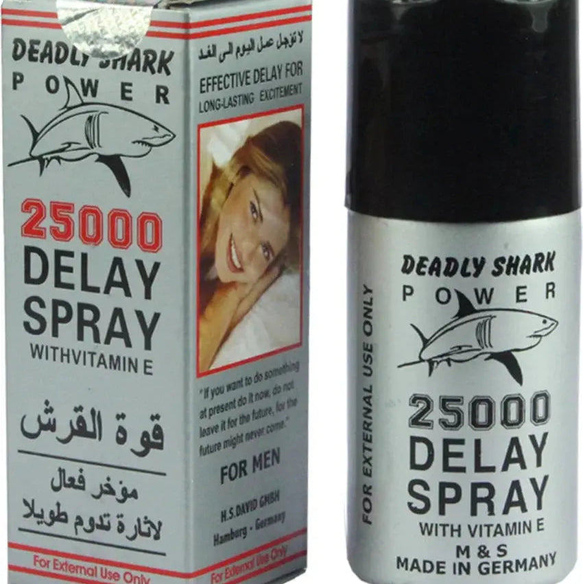 Deadly Shark Power 25000 Delay Spray with Vitamin E 45 ML